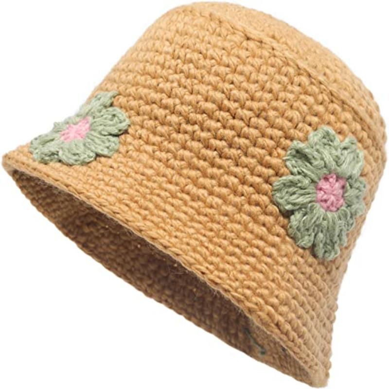 Pălărie de găleată tricotată